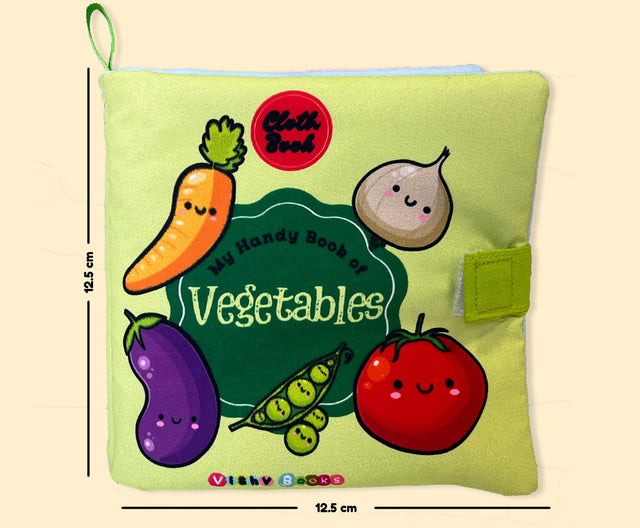 Vishv Books Cloth Book My Handy Book of Vegetables - Retail Maharaj