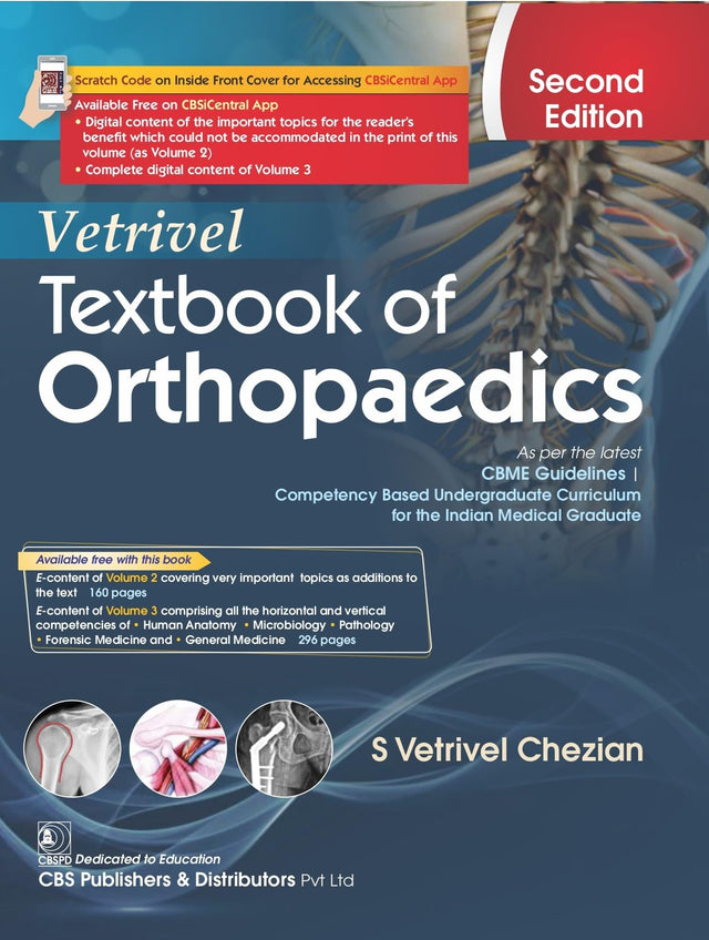 Vetrivel Textbook of Orthopaedics, 2/e - 2024 - Retail Maharaj
