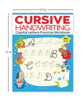 Cursive Handwriting Practice Workbooks (Set of 4): Small Letters, Capital Letters, Joining Letters & Word Families | Level 1 | Ages 5–8 | Build Writing Skills with Fun Exercises - Retail Maharaj
