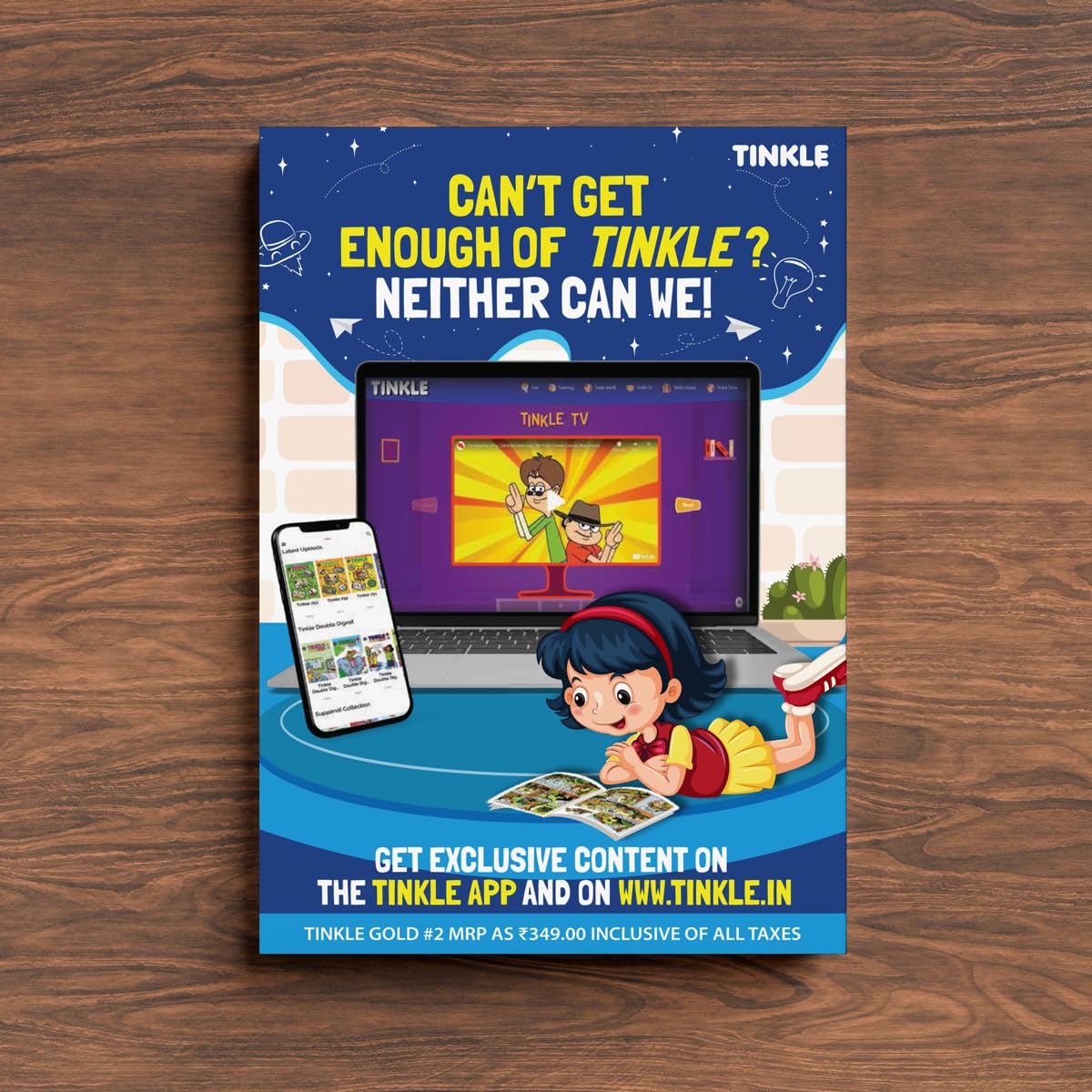 Tinkle Gold – 02 | Exclusive Comic Book Edition | Humour and Adventure Stories for Kids, Toddlers and Young Readers | Amar Chitra Katha - Retail Maharaj