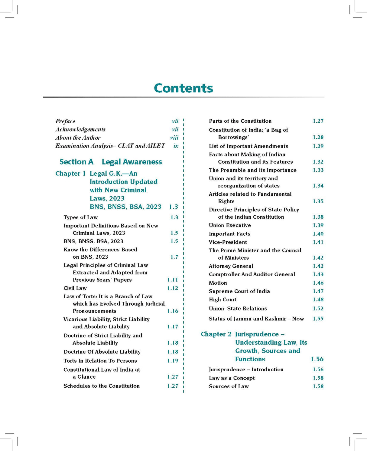 Pearson'26 Legal Aptitude Workbook Law Entrances (UG & PG) 2026-2027 (CLAT, SLAT, BLAT, MAH(CET-LAW), AILET, PU, DU, IPU, UPES, & Other UG-PG Law ... GK, Current Affairs, English, & Reasoning - Retail Maharaj