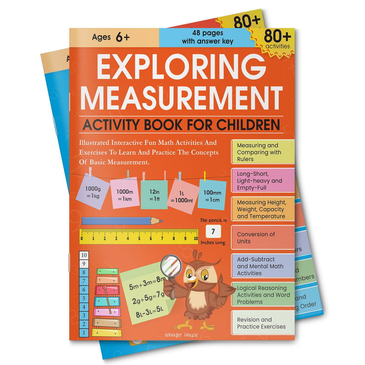 Exploring Measurement: Activity Book for Children | Learn Length, Weight, Time & More | Ages 6–9 | Fun Math Activities to Build Real-Life Skills - Retail Maharaj