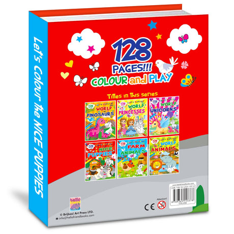 Let’s Colour the Nice Puppies: Activity & Colouring Book for Kids Ages 3–9 | Perfect Gift for Drawing, Painting & Creativity | Premium Paper Quality - Retail Maharaj