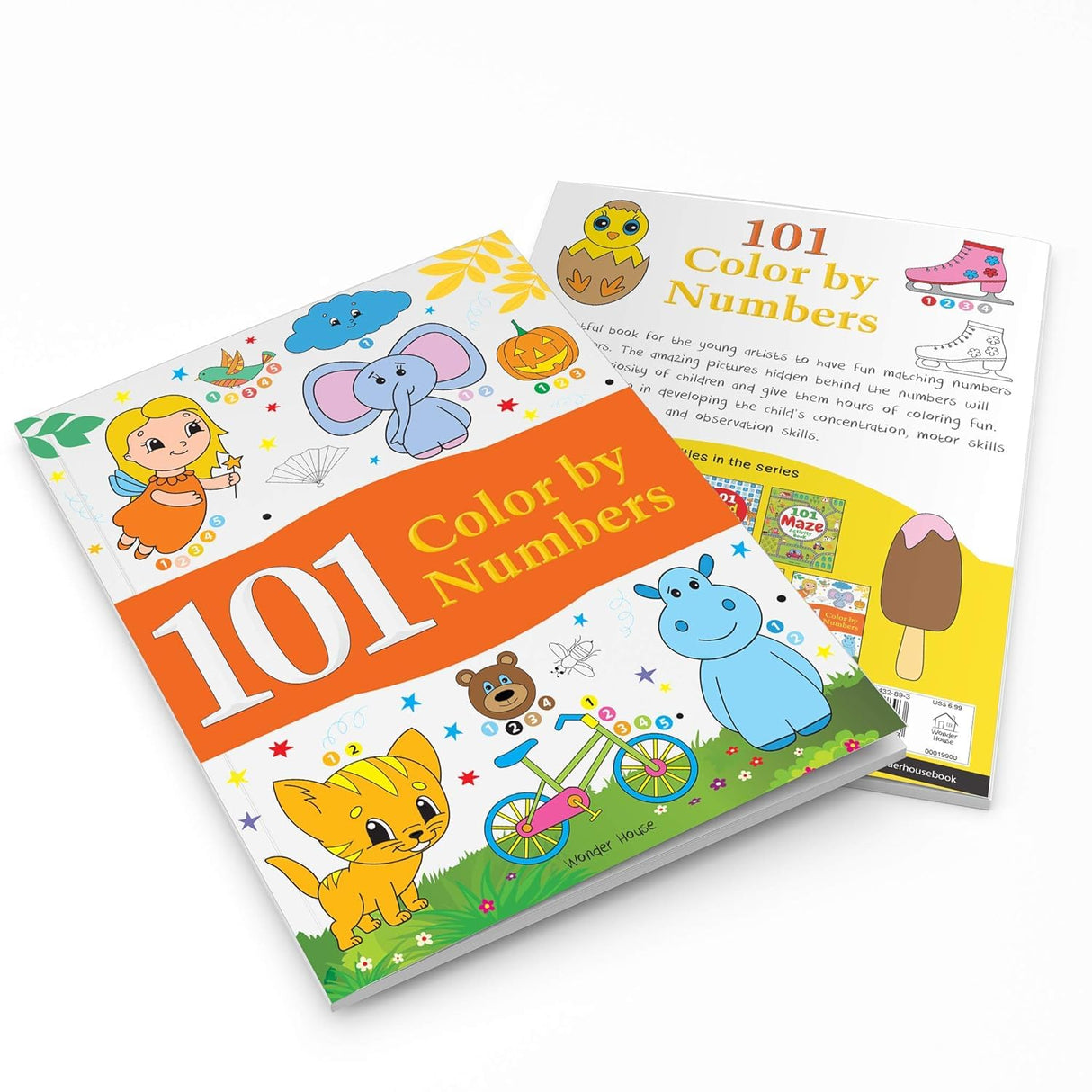 101 Color by Numbers: Fun Activity Book for Children | Learn Number Recognition & Color Matching | Ages 4–7 | Hours of Creative Learning Fun - Retail Maharaj