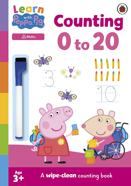 Learn with Peppa: Counting 0–20: Wipe-Clean Activity Book - Retail Maharaj