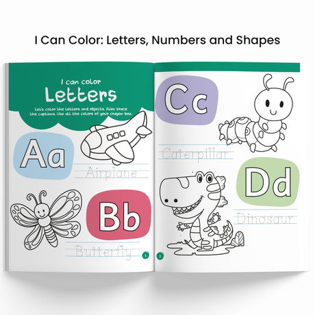 I Can Color Pack: Set of 4 Fun & Easy Coloring Books for Toddlers and Preschool Kids | Boost Creativity, Motor Skills & Learning | Perfect Gift for ... Early Learning Series] (I Can Color Series) - Retail Maharaj
