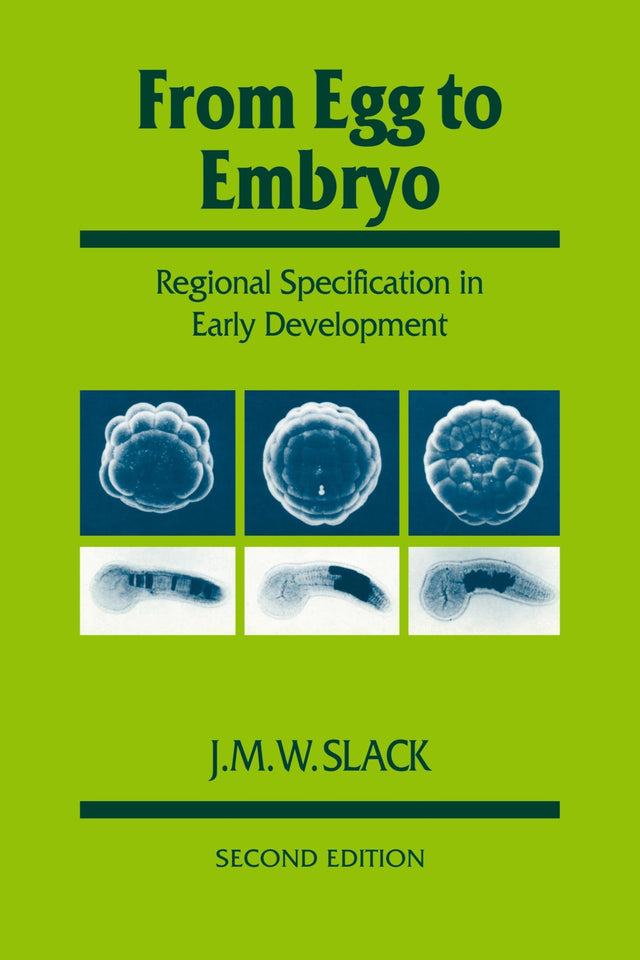 From Egg to Embryo: Regional Specification in Early Development: 26 (Developmental and Cell Biology Series) - Retail Maharaj