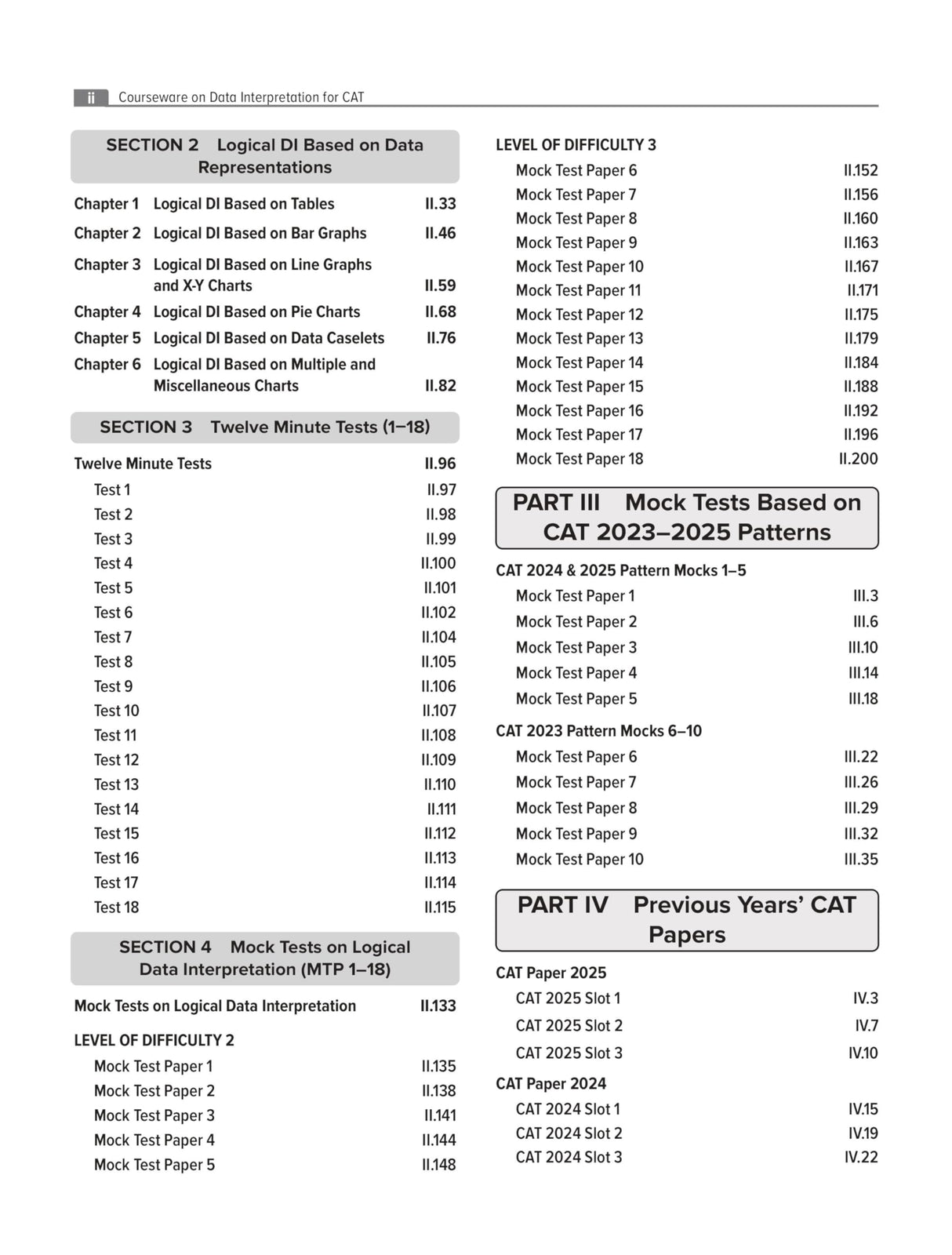 Courseware on Data Interpretation, 10e for CAT 2026 by Arun Sharma | 2500+ Practice Questions | Solved PYQs (2017-2025) | 120+ Problem Solving Videos | 43 DI Sectional & Mock Tests | MBA Preparation - Retail Maharaj