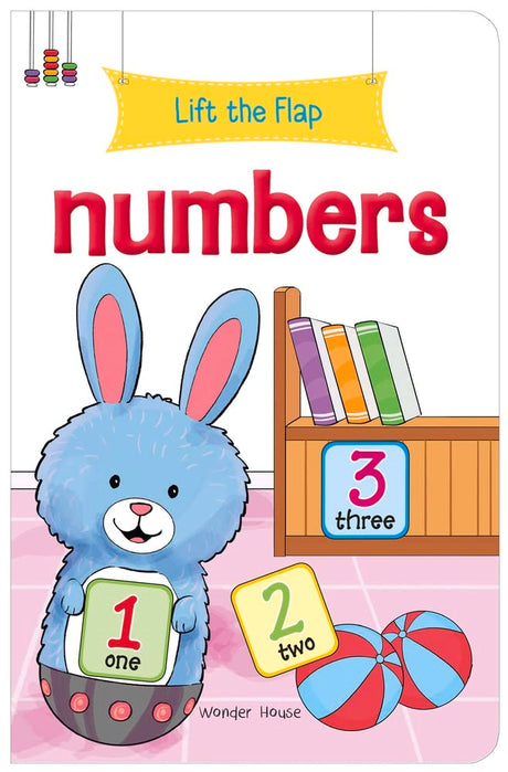Lift the Flap - Numbers : Early Learning Novelty Board Book For Children - Retail Maharaj