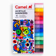 Camel Acrylic Markers Set of 12 Shades - Retail Maharaj