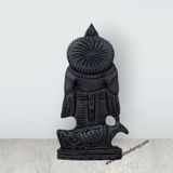 Murugan Statue - 4 x 2.5 Inches | Karungali Statue/ Murugan Idol for Pooja/ 100 Gms Approx - Retail Maharaj
