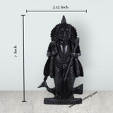 Murugan Statue - 7 Inches | Karungali Murugan Idol/ Ebony Statue for Pooja - Retail Maharaj