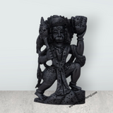 Anjaneya Statue - 4 x 2 Inches | Karungali Statue/ Hanuman Statue for Pooja/ 45 Gms Approx - Retail Maharaj