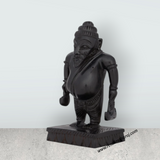 Agathiyar Murti Standing On Base - 4 x 2 Inches | Karungali Statue/ Agastya Idol for Pooja - Retail Maharaj