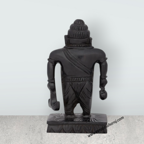 Agathiyar Murti Standing On Base - 4 x 2 Inches | Karungali Statue/ Agastya Idol for Pooja - Retail Maharaj