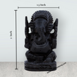 Garudan Statue Mandir On Base - 4 x 2.5 Inches | Karungali Statue/ Ebony Garuda Idol for Pooja - Retail Maharaj