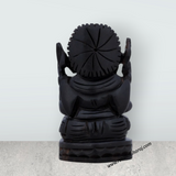 Garudan Statue Mandir On Base - 4 x 2.5 Inches | Karungali Statue/ Ebony Garuda Idol for Pooja - Retail Maharaj
