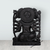 Panchmukhi Hanuman Statue With Base - 6 x 4 Inches | Karungali Statue/ Panchamukha Hanuman Idol for Pooja - Retail Maharaj