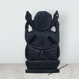 Ganesh Murti - 4 x 2.25 Inches | Karungali Statue/ Vinayaka Idol/ Ganpati Murti for Pooja - Retail Maharaj