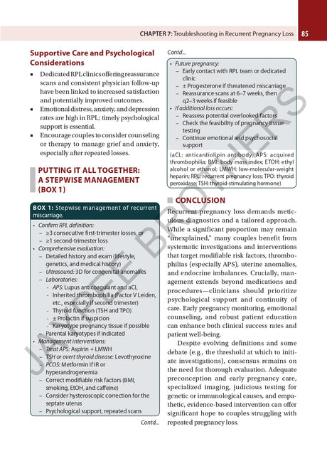 TROUBLESHOOTING IN ASSISTED REPRODUCTIVE TECHNOLOGY - Retail Maharaj