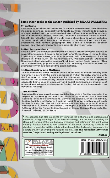 Janjaatiya Bharat by Nadeem Hasnain, 8th Revised Edition, Hindi Book - Retail Maharaj