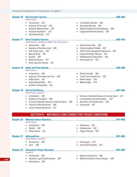 Advanced Therapeutics in Orthopedic Conditions ISBN - 9788197750076 | As per Physiotherapy Curriculum of National Commission for Allied and Healthcare Professions (NCAHP) - (PB 2026) - Retail Maharaj
