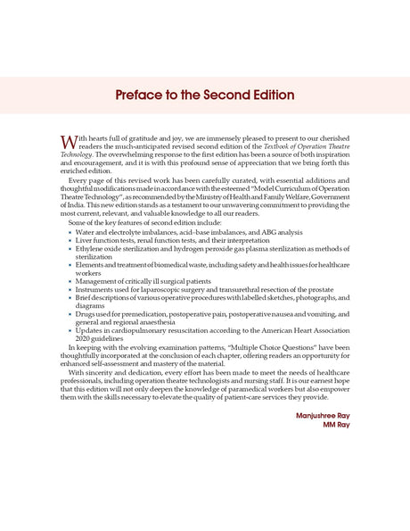 Textbook of Operation Theatre Technology, 2/e (ISBN - 9788197982286) - Retail Maharaj