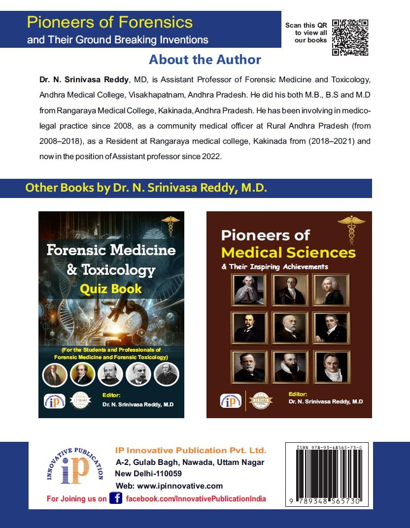 Pioneers of Forensics and Their Ground Breaking Inventions (First Edition, 2025) - Retail Maharaj