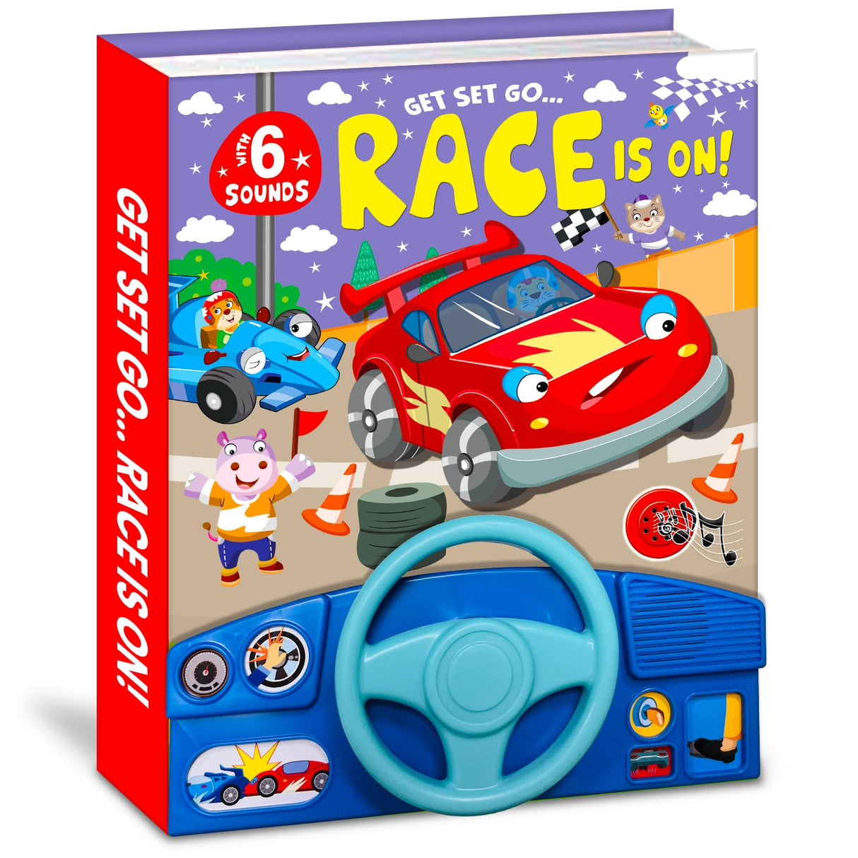 Race Car Sound Book - Retail Maharaj