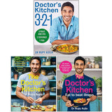 Dr Rupy Aujla Collection 3 Books Set (Doctor’s Kitchen 3-2-1, The Doctor’s Kitchen, The Doctor’s Kitchen Eat to Beat Illness) - Retail Maharaj