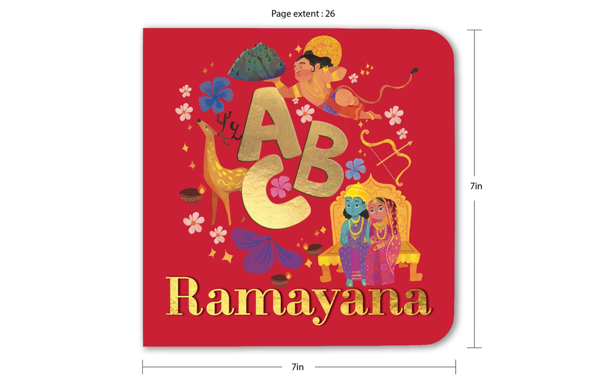 ABC Series - Ramayana: A First Introduction to the Hindu Mythology for Kids – Learn the Great Indian Epic from A to Z with Beautiful Illustrations I ... Heritage [Penguin Early Learning Series] - Retail Maharaj