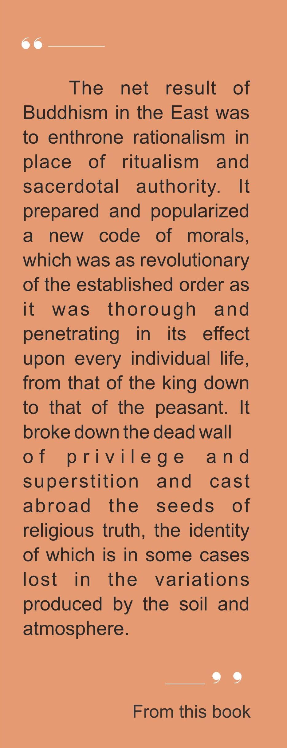 The Spirit of Buddhism