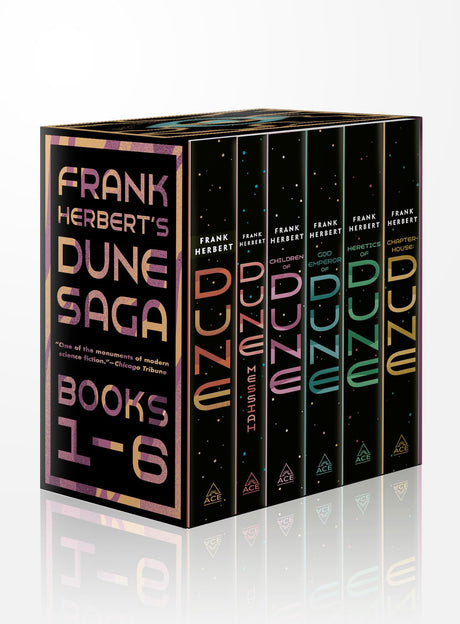 Frank Herbert's Dune Saga 6-Book Boxed Set: Dune, Dune Messiah, Children of Dune, God Emperor of Dune, Heretics of Dune, andChapterhouse: Dune - Retail Maharaj