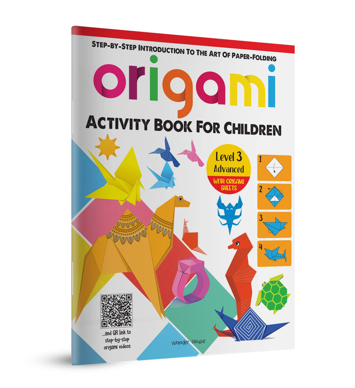 Origami: Step-by-Step Introduction to Paper Folding | Activity Book for Children Level 3 (Advanced) | Ages 8–12 | Hours of Creative Learning - Retail Maharaj