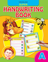 Super Handwriting Book Part - A for Kids Ages 3-5 | Learn to Write Alphabet, Words & Sentences | Tracing Practice, Handwriting Skills, Motor Development, Early Learning - Retail Maharaj