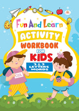 Fun And Learn Activity Book For Kids 2 & 3 Letter Words - Retail Maharaj