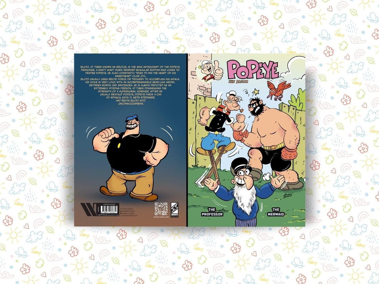 The Professor & The Mermaid: Popeye The Sailor | Illustrated Comic Book - Retail Maharaj