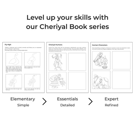 Rooftop Artventures of Cheriyal - Essentials Coloring Book | Traditional Indian Folk Art Designs | Fun & Relaxing Coloring for Kids & Adults | ... Heritage & Storytelling Culture: English - Retail Maharaj