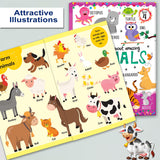 Hello Friend Books Let's Learn Giant Board Book: Animals - Large Board Book with Beautifully Illustrated Images for Children to Learn - Retail Maharaj