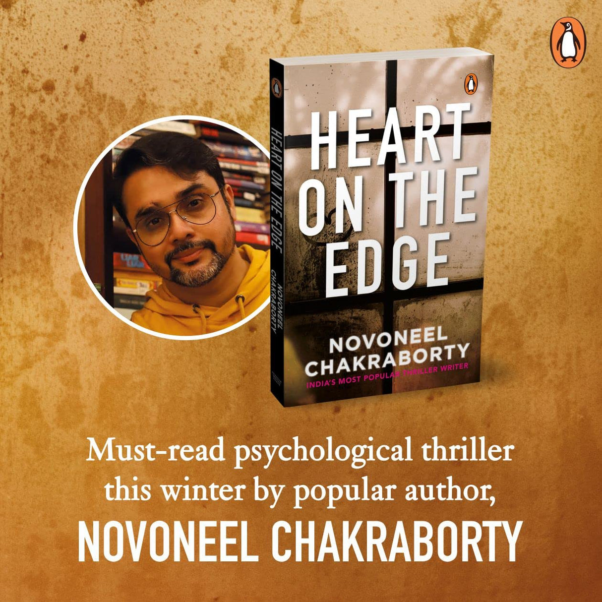 Heart on the Edge: A compelling Story of Love, Betrayal, and Secrets by Novoneel Chakraborty - Retail Maharaj