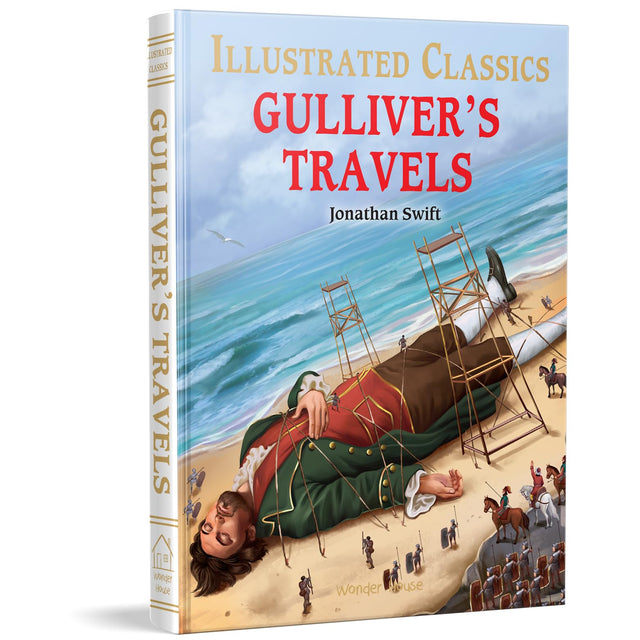 Gulliver Travels : Illustrated Abridged Children Classics English Novel with Review Questions - Retail Maharaj