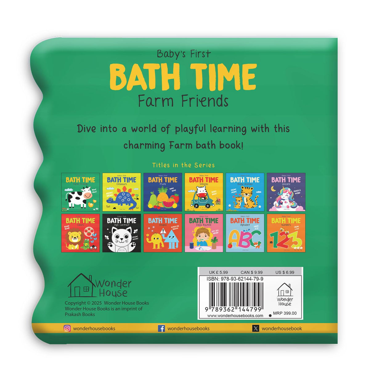 Baby's First Bath Time: Farm Friends - Retail Maharaj