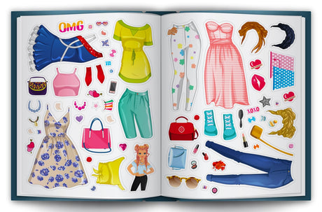 Fashion Coloring Book - 1 for Girls : Beauty Coloring Pages for Girls, Kids and Teens with Gorgeous Fun Fashion | Simple and Cute designs | Amazing ... Book for Girls | Great Gift for Girls - Retail Maharaj