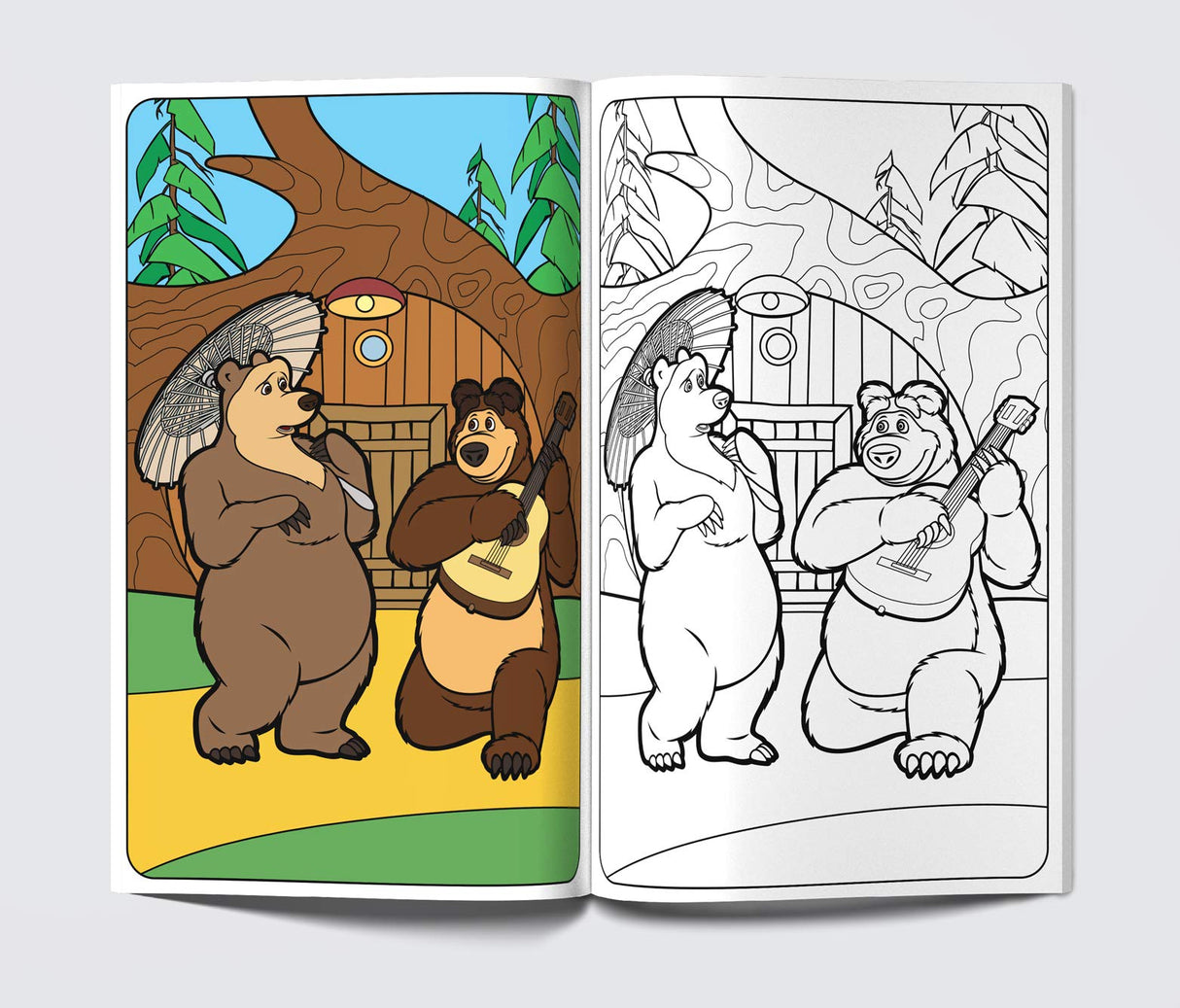 Masha And The Bear - Let's Play: Giant Coloring Book For Kids - Retail Maharaj