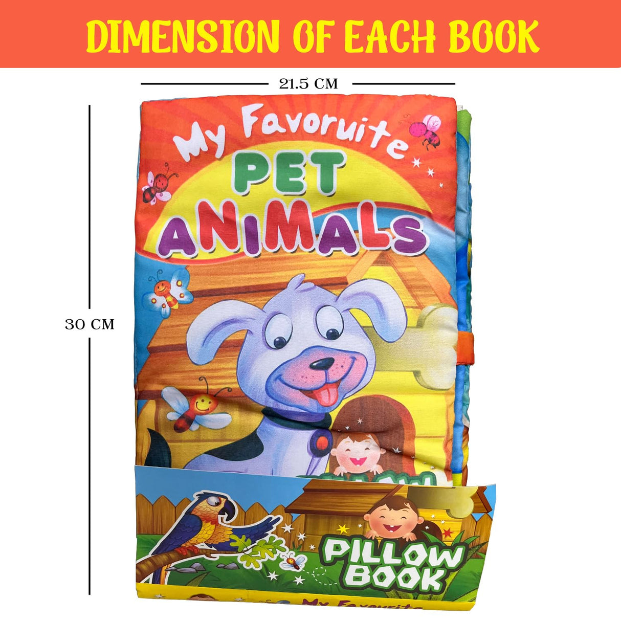 Pillow Book Pet Animal - Retail Maharaj