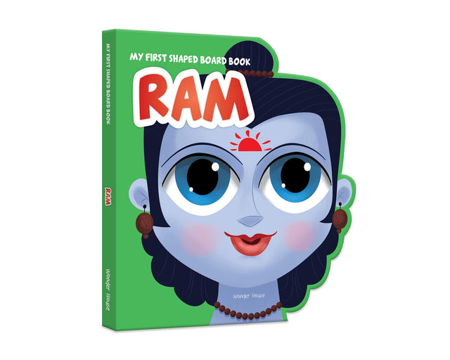 My First Shaped Board Book: Illustrated Ram Hindu Mythology Book for Kids Age 2+ (Indian Gods and Goddesses) - Retail Maharaj