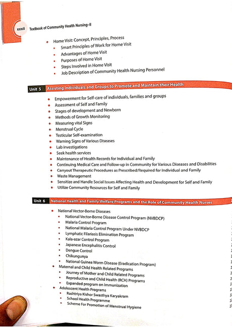 Textbook Of Community Health Nursing Ii For Bsc Nursing (Pb 2020) - Retail Maharaj