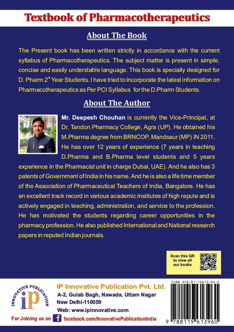 Textbook of Pharmacotherapeutics For Diploma in Pharmacy Students 2nd Year - Retail Maharaj