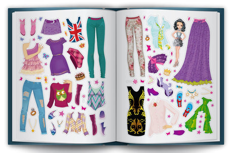 Fashion Coloring Book - 2 for Girls : Beauty Coloring Pages for Girls, Kids and Teens with Gorgeous Fun Fashion | Simple and Cute designs | Amazing ... Book for Girls | Great Gift for Girls - Retail Maharaj