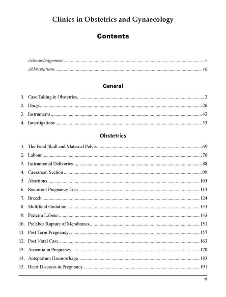 Clinics in Obstetrics and Gynaecology - Retail Maharaj